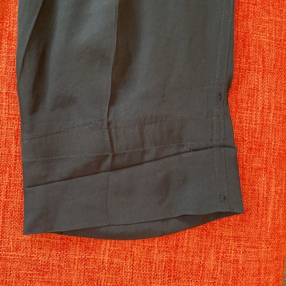 Tom Ford Made in Italy Black Cropped Trousers Pants Adjustable Belts - Picture 14 of 15